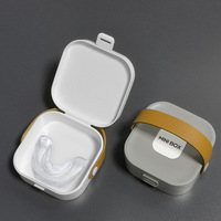 Boîte de rangement numérique pour accessoires de couture, écouteurs, chargeurs, câbles de données – Étui de voyage portable blanc, durable, petit format pour la maison