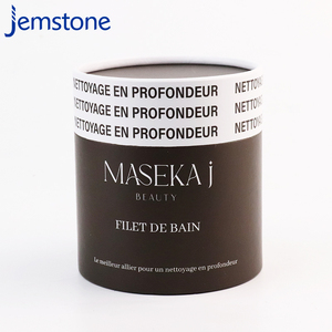 Vente chaude 100% conteneur de tube de papier cylindrique d'impression personnalisée biodégradable recyclé pour l'emballage - Product Image 1
