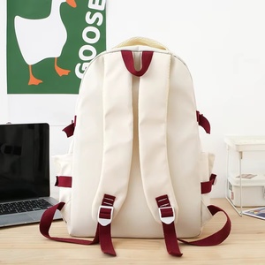 Unisex Multifunctional <b>Student</b> <b>Backpack</b> Large Capacity Waterproof Fashionable Nylon Lining Zipper Closure Low Price Leisure Bag - Product Image 4