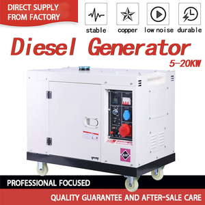 Generador Diésel de Bastidor Abierto de 10kVA 8kW con Certificación CE ISO, Bajo Nivel de Ruido (70dB), Arranque Eléctrico, para EE. UU., UE, África, Medio Oriente, Obras de Construcción, Granjas y Talleres - Product Image 2