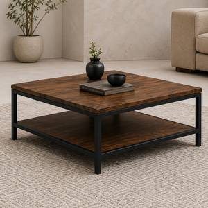 Zen Block Coffee <b>Table</b> Minimalist <b>Square</b> Center <b>Table</b> Contemporary Living Room Home Furniture Lounge Decor - Product Image 1