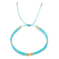 Zooying Miyuki perles de riz armure perles colorées chaîne main corde bracelet pour les filles