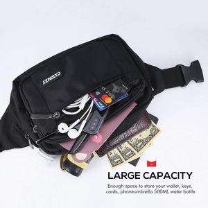Free sample Multipurpose Recreational Sports Waterproof Waist Bag with Scratch-Resistant <b>Canvas</b> Fabric Custom - Product Image 2