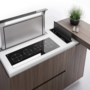 Mobile da Cucina Modulare per Interni di <span class=keywords><strong>Qualità</strong></span> Garantita con Design di Porte in Acrilico, Cerniere Moderne, Arredamento Cucina Personalizzato - Product Image 6