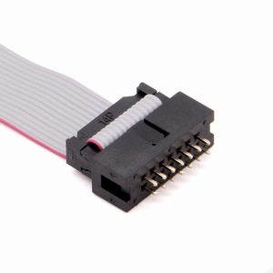 สายริบบิ้นสีเทาแบบกำหนดเอง Ph1.27 2.0 2.54 มม. ชุดสายเชื่อมต่อขั้วต่อ Jniu IDC สำหรับการใช้งานความถี่ต่ำ - Product Image 2