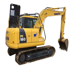 Pelle Komatsu PC160 d'occasion de haute qualité, équipement de construction en bon état avec composants de base, moteur et pompe - Product Image 1