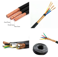 Alimentation d'usine USB 2.0 4.0 câble de commande UL2725 4 noyaux gaine en PVC en cuivre étamé feuille d'aluminium fil de données de blindage tressé en cuivre