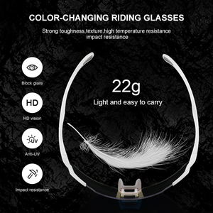 Gafas de sol fotocromáticas deportivas para correr al por mayor gafas de bicicleta fotocromáticas ultraligeras a prueba de viento para hombres de <span class=keywords><strong>ciclismo</strong></span> - Product Image 4