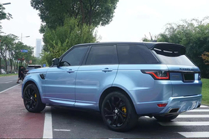 Película de envoltura automotriz resistente a los rayos UV, envoltura de coche <span class=keywords><strong>azul</strong></span> claro metálica ultrabrillante, coche de Color a prueba de polvo <span class=keywords><strong>para</strong></span> película - Product Image 4