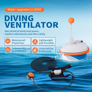 2024 nouveau ventilateur de plongée Portable pour double utilisateurs plongée <span class=keywords><strong>sous</strong></span>-marine 7-10 heures de profondeur 15 mètres <span class=keywords><strong>flotteur</strong></span> dispositif de plongée sauvetage pêche - Product Image 2