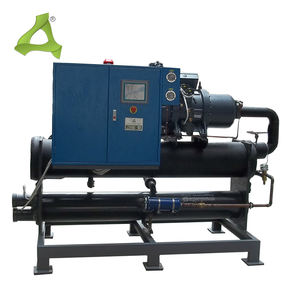 Vidalı kompresör endüstriyel su soğutucu soğutma sistemi soğutma ekipmanları 50 Hp 60Hp 80hp su soğutmalı vida soğutucu fiyat - Product Image 3