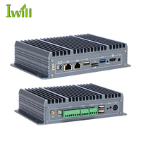 Nuevo Producto, Mini PC Industrial Sin Ventilador de 4 Núcleos RK3588 RK3568, 6TOPS NPU G610, 8K, 2LAN, 4USB, WIFI6, HD, LVDS, RS232, RS485, PC de Caja Pequeña