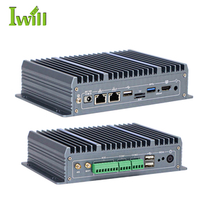 Nuevo Producto, Mini PC Industrial Sin Ventilador de 4 Núcleos RK3588 RK3568, 6TOPS NPU <span class=keywords><strong>G610</strong></span>, 8K, 2LAN, 4USB, WIFI6, HD, LVDS, RS232, RS485, PC de Caja Pequeña - Product Image 6