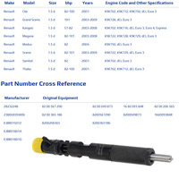 Nuevo Inyector de Combustible 28232248 EJBR01801A/Z EJBR04001A/D EJBR01501Z para Renault Clio Kangoo Megane Modus Symbol 1.5d K9K702 K9K712