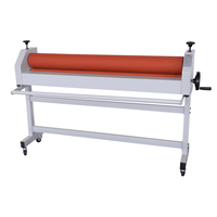 Laminateur à froid grand format TS-1300 de 1300 mm, manuel ou électrique (en option), sans bulles, pour vinyle, photos et affiches, avec support