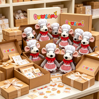 Peluche OEM de haute qualité en tissu doux pour enfants, idéale comme cadeau promotionnel d'entreprise