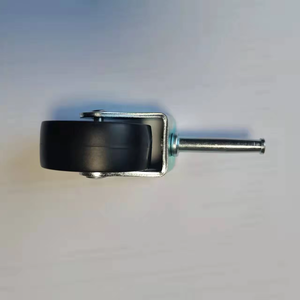 Raccords de meubles en bois noir de 1.5 pouces avec <span class=keywords><strong>roulettes</strong></span> à plaque fixe en PP - Product Image 5