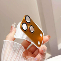 Protecteur d'objectif de caméra en métal 3D en verre trempé 9H pour 17 Pro Max anti-rayures de haute qualité