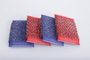 Esponja de limpieza metálica de acero inoxidable con diseño de diamante, excelente estado de tejido, no se rompe fácilmente - Product Image 2