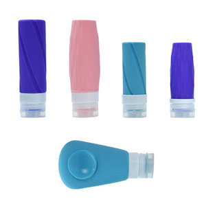 Envases de silicona para viaje, gel de ducha y champú para viajes de negocios, envases de silicona con ventosa para almacenamiento. - Product Image 6