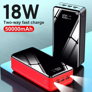 新产品50000毫安时移动电源最好的充电器，带发光二极管显示移动电源 - Product Image 6