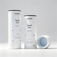 Emballage en tube de papier cylindrique imprimé sur mesure biodégradable avec insert en EVA pour flacon de spray d'huile essentielle cosmétique et parfum