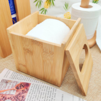 Boîte à mouchoirs en bambou pour la maison, le bureau, le comptoir, boîte à serviettes en papier en bois, porte-serviettes d'hôtel, porte-serviettes de table, étui à mouchoirs en papier