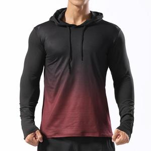 Suéter con capucha de compresión, camiseta Dryfit de secado rápido de alta elasticidad, ropa de Fitness, entrenamiento para correr, ropa deportiva para hombres, sublimación - Product Image 6