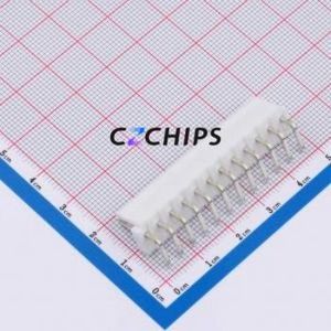 VH-12AWT Wire-to-Board Pin Header Bent Lead Through Hole,P=3.96mm Connector 1x12P 3.96mm Right Angle Insert 12P - Product Image 2