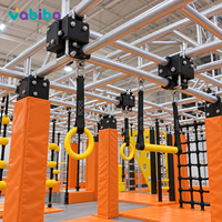 Parcours d'obstacles intérieur à thème scolaire pour espace commercial, aire de jeux souple, structure de jeu en mousse haute densité, équipement d'entraînement physique pour enfants
