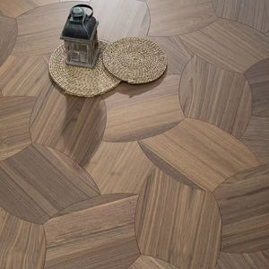 <span class=keywords><strong>Parquet</strong></span> en bois d'ingénierie moderne de 15 mm d'épaisseur, design DIY, art Lotus, <span class=keywords><strong>noyer</strong></span> noir, pour salon et villa - Product Image 1