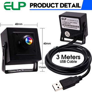 Elp 5MP góc rộng USB máy ảnh imx335 cảm biến MJPEG 30fps 2592*1944 mini HD USB <span class=keywords><strong>Webcam</strong></span> với 1.56 mét Fisheye ống kính cho máy tầm nhìn - Product Image 5
