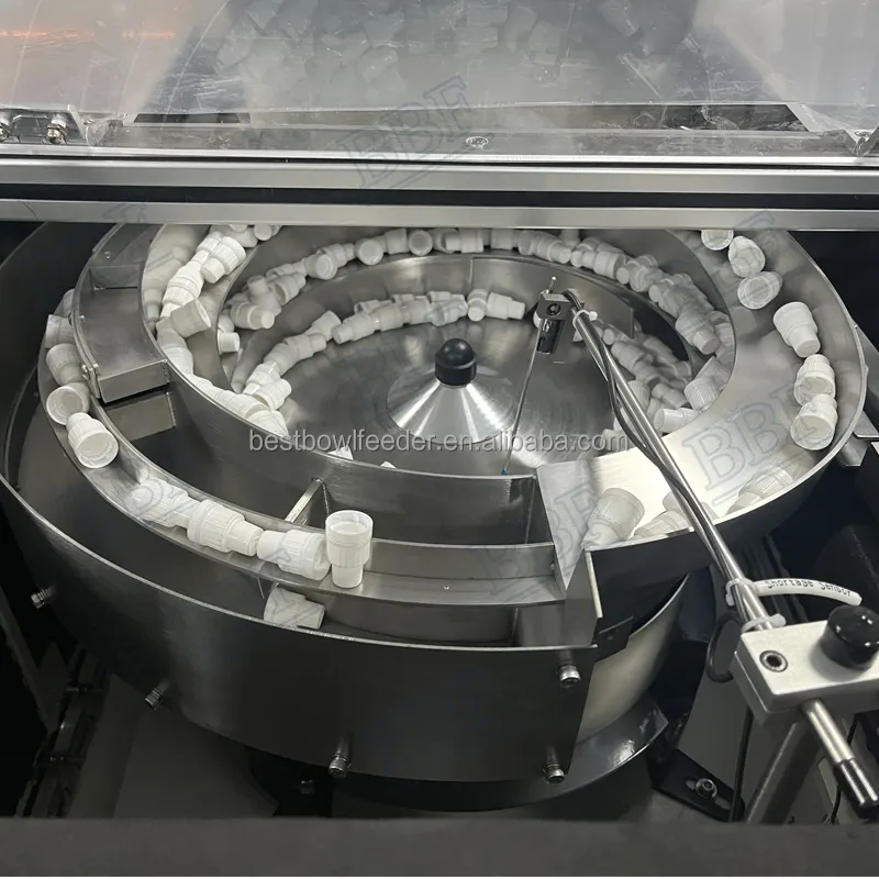High Efficiency bowl sorter and cap feeder for capping machine