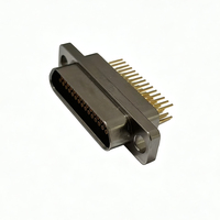 Conector Micro Rectangular/Micro-D de la Serie J30J de YingDiGe, 9/15/21/25/37 Pines, Macho/Hembra, Montaje en PCB, Aleación de Aluminio de Grado Aeroespacial