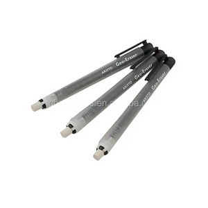 Gomme à effacer rétractable en plastique de style click pour usage promotionnel avec couleur personnalisée - Product Image 3