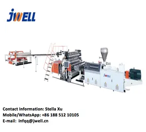 Jwell PVC Foaming Extrusion Line for exhibition board picture frame Chemical Foaming Method