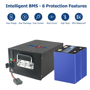 Batería recargable LiFePO4 de 12V, 24V, 48V, 51,2 V, 72V, motocicleta eléctrica, triciclo, carretilla elevadora, paquete de hierro y litio, baterías de iones de litio - Product Image 2