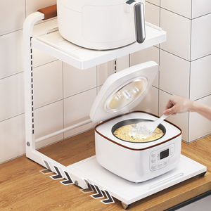 OWNSWING Adjustable Kitchen Rice Cooker <strong>Shelf</strong> Countertop Pull-out <strong>Air</strong> <strong>Fryer</strong> Layered Multi-functional Storage <strong>Shelf</strong> - Product Image 2