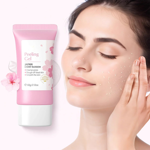 Gel exfoliant nettoyant en profondeur Sakura, hydratant blanchissant réparateur pour le visage, soin hydratant éclaircissant lissant pour la peau 60g - Product Image 5