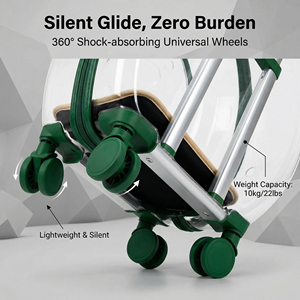 Neuankömmling Transparenter Acryl-Haustier rucksack Wasser abweisender tragbarer Raum Kapsel Hund Katzen wagen Fall Wasser abweisender Raum - Product Image 5