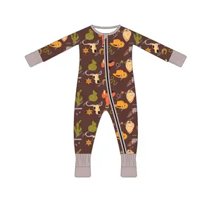 Bán buôn cotton hữu cơ bé bodysuit quần áo trẻ sơ sinh onesie Toddler chàng trai Cô Gái Quần Áo Romper 0-3 tháng