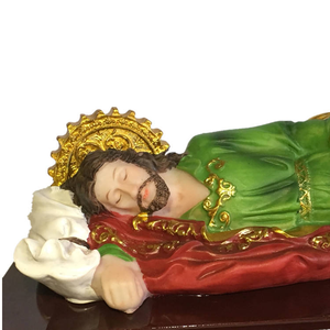 Statua Religiosa Personalizzata di <span class=keywords><strong>San</strong></span> Giuseppe Dormiente, Figurina in Resina, Decorazione per la Casa, Regalo, Statua Religiosa Cattolica, Santo <span class=keywords><strong>San</strong></span> Giuseppe - Product Image 5