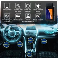Escáner Universal OBD2 WIFI 1,5 buena retroalimentación Elm 327 ELM327 V1.5 herramienta de diagnóstico de coche para Android/IOS/Windows Electronic 1 año
