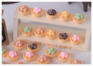 3D alla rinfusa casa delle bambole miniature crostata di uova mini cono <span class=keywords><strong>gelato</strong></span> charmsime per bambini oggetti artigianali in resina ornamenti in plastica modelli alimentari giocattoli - Product Image 3