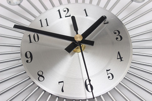 Juego de Relojes de Pared de Cuarzo de Plástico, Diseño Art Deco, Estilo Antiguo, Color Blanco, Moderno, con Movimiento Electrónico Silencioso - Product Image 5