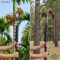 ASEK Poteaux télescopiques en fibre de carbone pour la cueillette de noix de coco, personnalisables