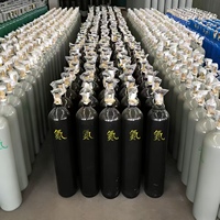 Cilindro de Helio de 15L de Alto Flujo, Tanque de Helio Vacío de Alta Presión para Inflar Globos en Fiestas, Uso Industrial con Válvula de Seguridad