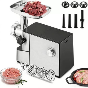 Hachoir à viande commercial intelligent haute puissance avec moteur puissant pour un hachage efficace de la viande. Fonctionnement automatique E - Product Image 2