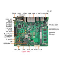 Placa Base Industrial EVUC Mini ITX Core I5 8/10ma Gen DDR4 32GB M.2 NVME 2.5G LAN HDMI VGA LVD Wi-Fi6 4G LTE 4USB 3.0