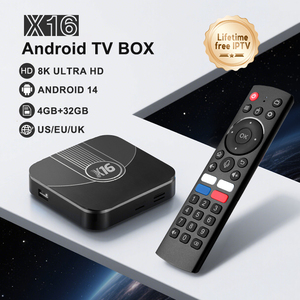 Smart TV Box 4K Android 11 X16 Quad Core CP, WiFi de Doble Banda 2.4G/5G, Reproductor Multimedia de Transmisión Inteligente, Decodificador HD, Diseño Exclusivo - Product Image 2